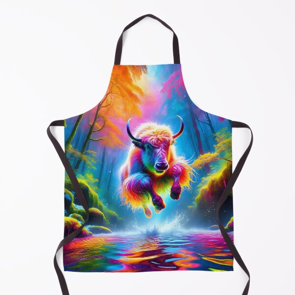 Item preview, Psychedelic White Buffalo Leap designed and sold by Matt's Artificial Nature.