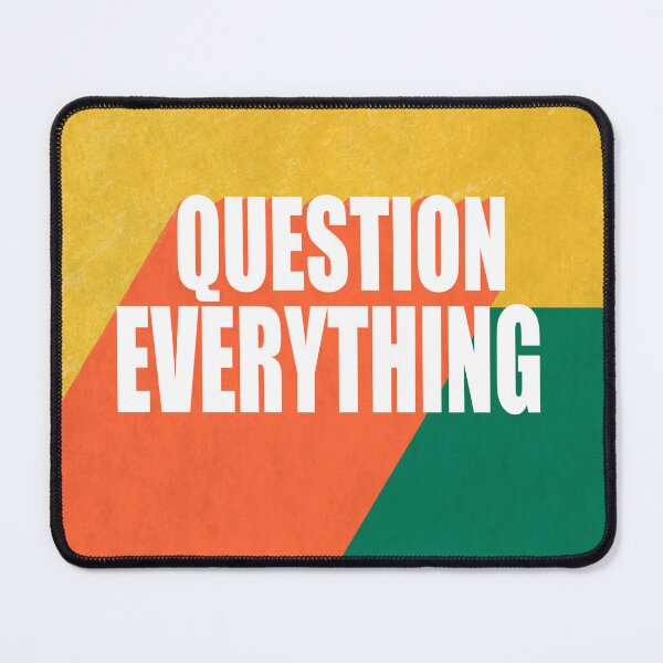 Item preview, Question Everything Quote colorful modern text design designed and sold by art64.
