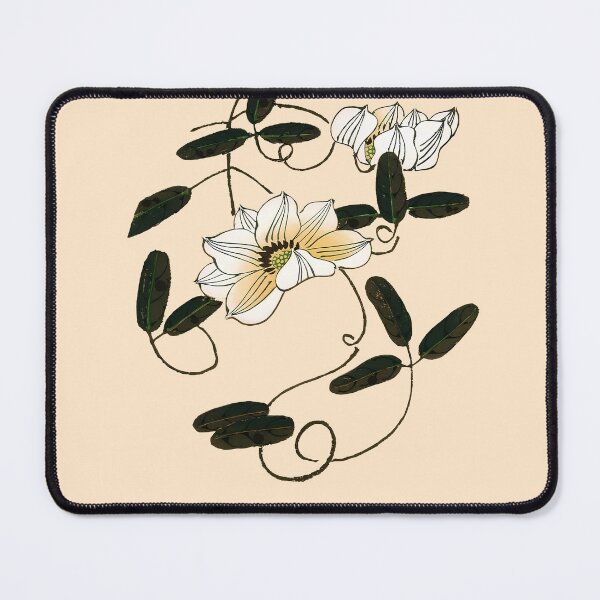 Item preview, Botanical Whispers: Ito Jakuchus Jasmine Silhouette designed and sold by EmeraldeaArt.