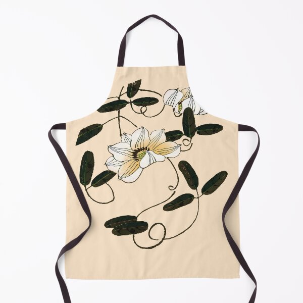 Item preview, Botanical Whispers: Ito Jakuchus Jasmine Silhouette designed and sold by EmeraldeaArt.