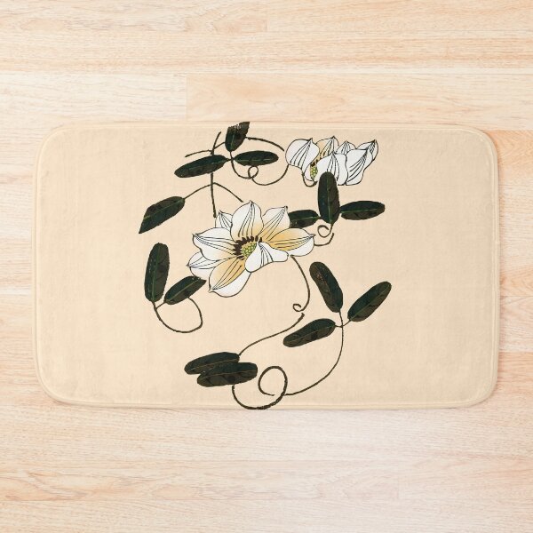 Item preview, Botanical Whispers: Ito Jakuchus Jasmine Silhouette designed and sold by EmeraldeaArt.
