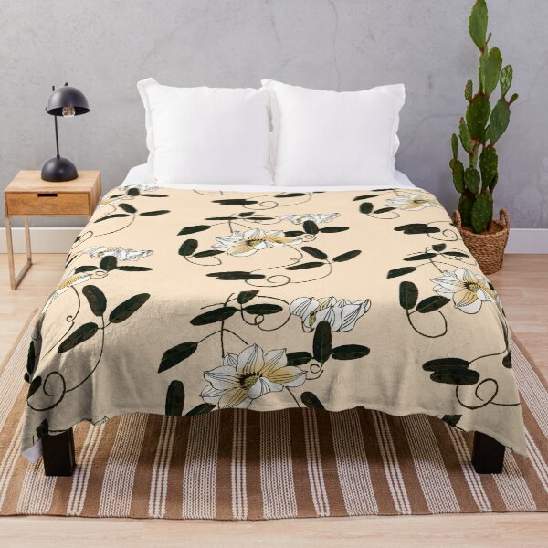 Item preview, Botanical Whispers: Ito Jakuchus Jasmine Silhouette designed and sold by EmeraldeaArt.