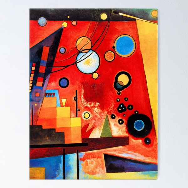 Artikel-Vorschau von Wassily Kandinsky - Schweres Rot, designt und verkauft von ArtExpression.