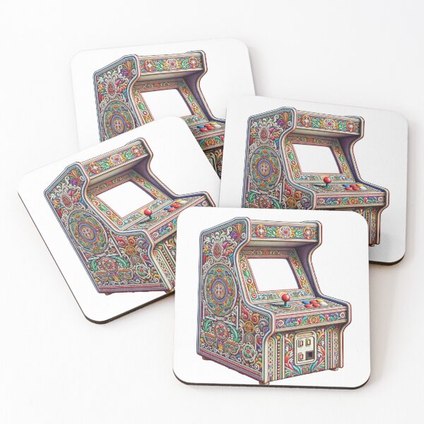 Item preview, Embroidered Arcade Machine designed and sold by kylmllr101684.