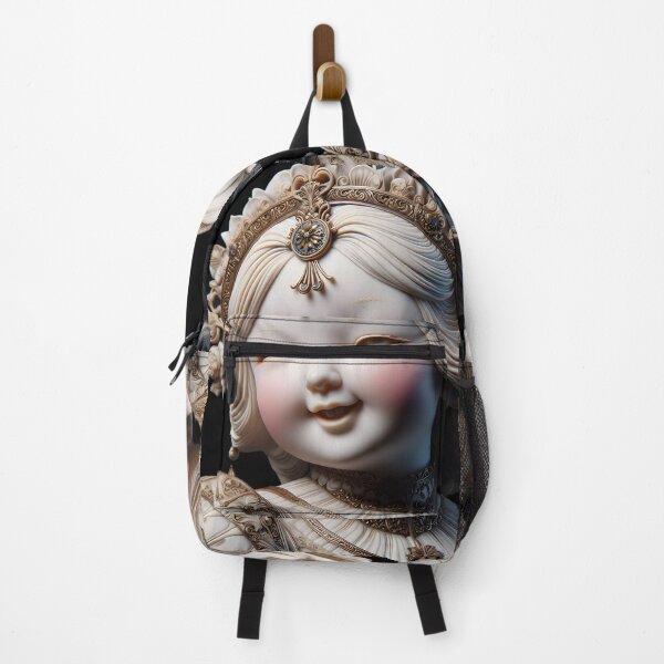 Item preview, A 3D porcelain sculpture of a doll designed and sold by AI-Only Creations.