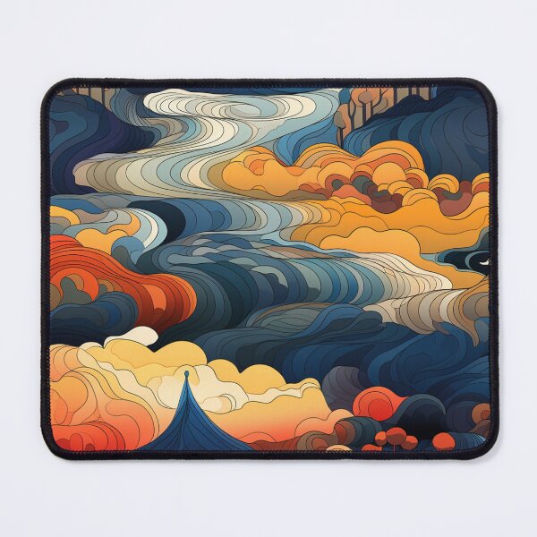 Item preview, Landscape Painting | Modern Aesthetic | Contemporary designed and sold by Qoupy.