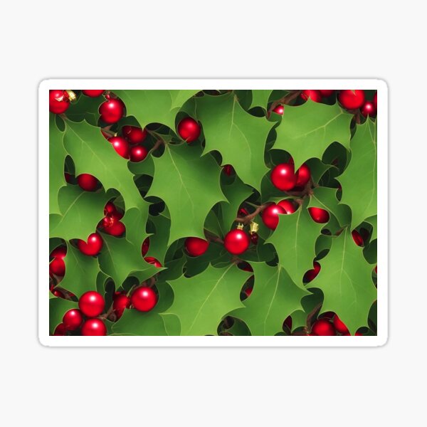 Item preview, Christmas Holly pattern designed and sold by Conefur.