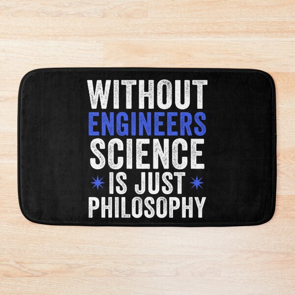 Item preview, Science Is Just Philosophy Funny Engineering Joke Meme designed and sold by Amineharoni.