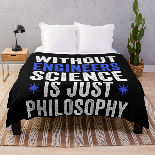 Item preview, Science Is Just Philosophy Funny Engineering Joke Meme designed and sold by Amineharoni.