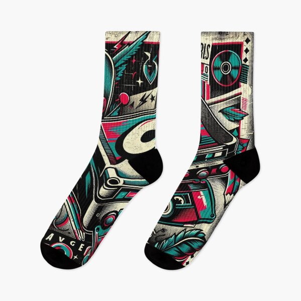 Item preview, Vintage Retro Nostalgia Pattern - Timeless Fashion Print designed and sold by The-Library.