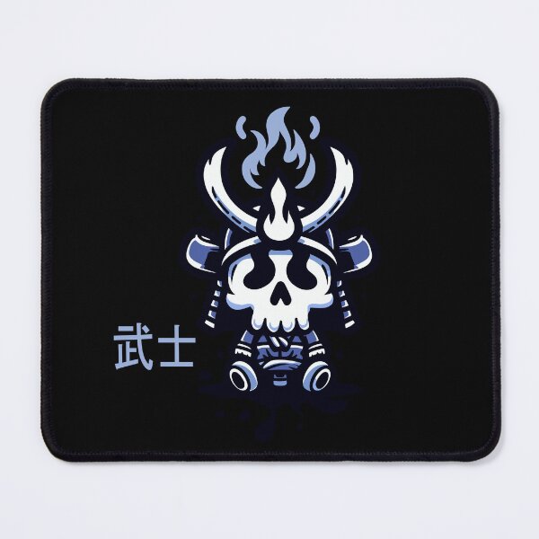 Item preview, Samurai With Fire Kawaii Blue designed and sold by akaajoficial.
