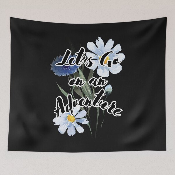Item preview, Azure Dreams: Let's Go on a Blue Wildflower Adventure designed and sold by DarlingsTees.