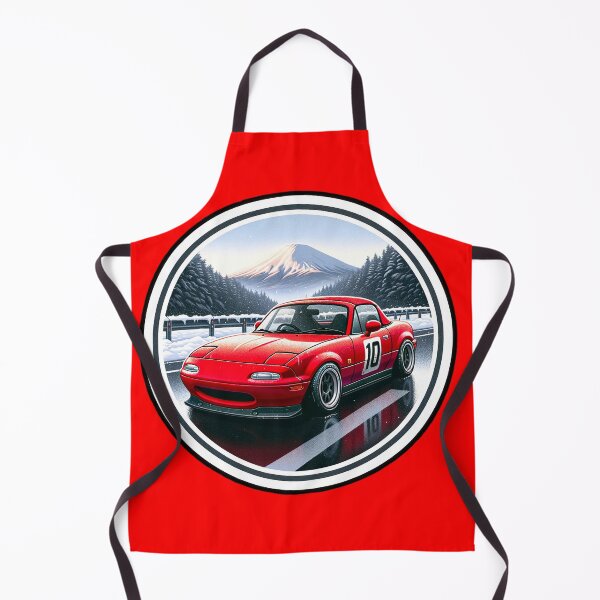 Item preview, Red NA Miata on the mountain road designed and sold by mugooooo.