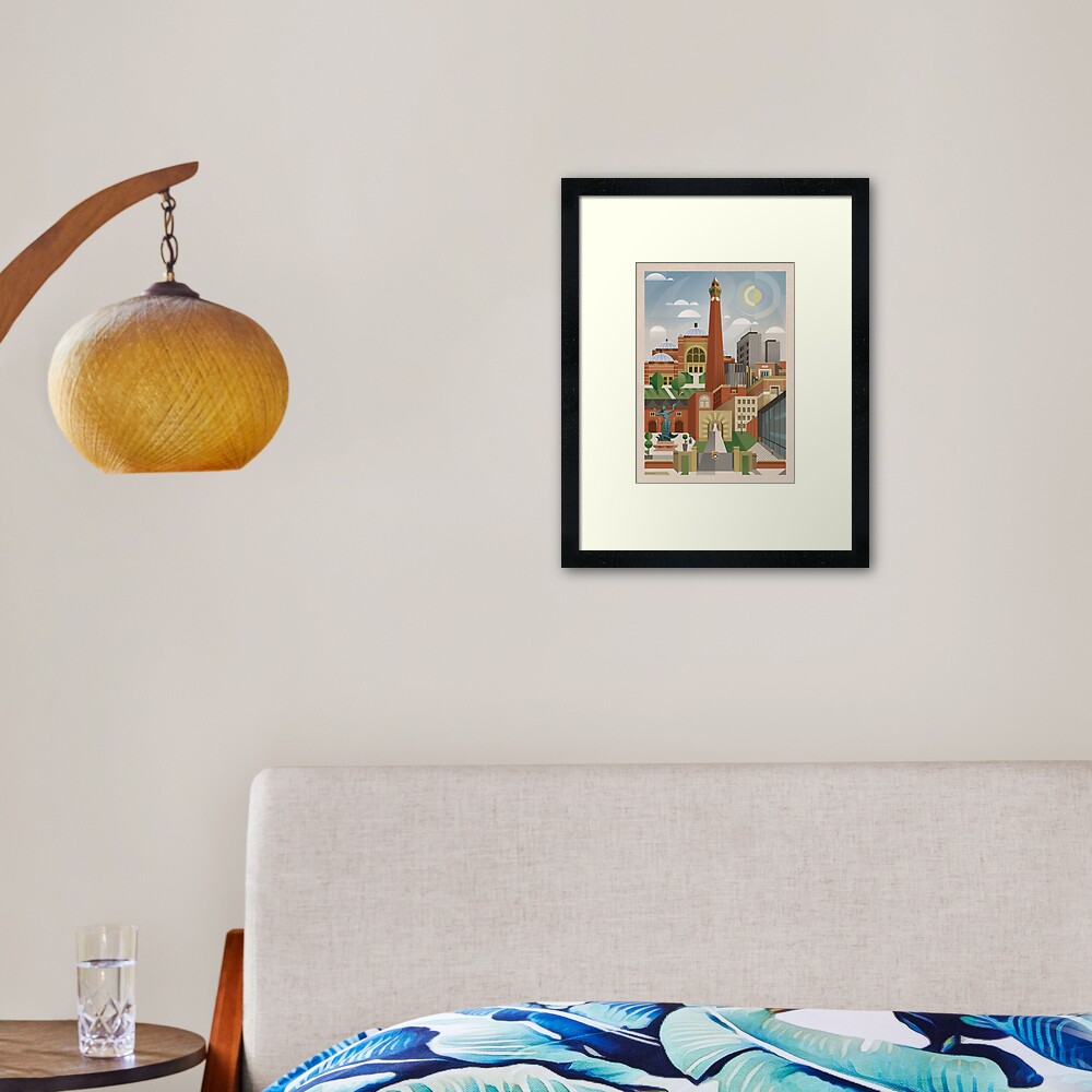 Item preview, Framed Art Print designed and sold by Brumhaus.
