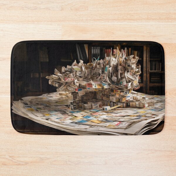 Item preview, Unique Artwork Artist Folded Paper Sculptures Provocative Oil Painting A584-04 designed and sold by MPCFICTION.