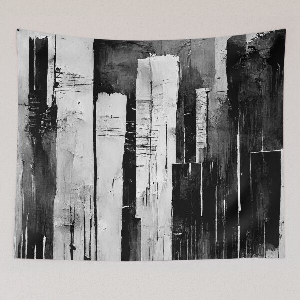 Item preview, Black and White abstract #2 designed and sold by George Michael.