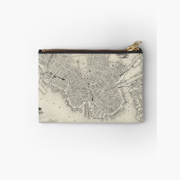 Item preview, Vintage Map of Boston MA (1838) designed and sold by BravuraMedia.