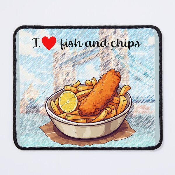 Item preview, I love fish and chips designed and sold by sakurashorty.