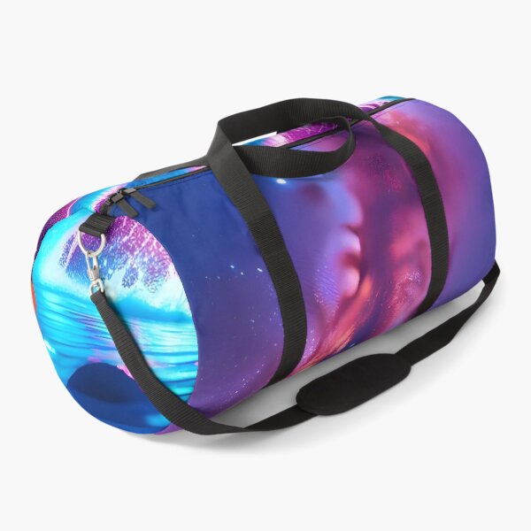 Item preview, Blacklight Style Space Yowie Luminous Leap - Cosmic Fantasy Art designed and sold by Matt's Artificial Nature.