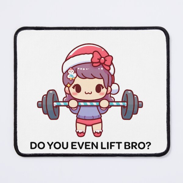 Item preview, Christmas holidays Cute Firl Lifting Barbell designed and sold by ArsiStrenght.