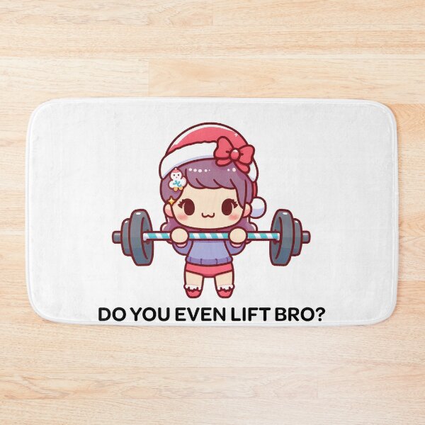Item preview, Christmas holidays Cute Firl Lifting Barbell designed and sold by ArsiStrenght.