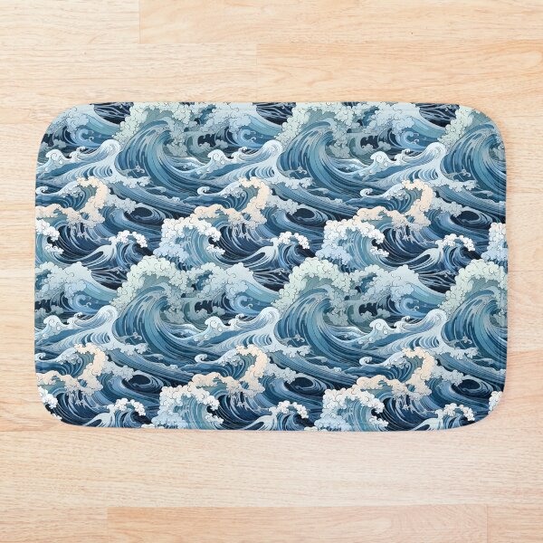 Item preview, Cartoon Waves pattern designed and sold by Sp3ctrumOfColor.