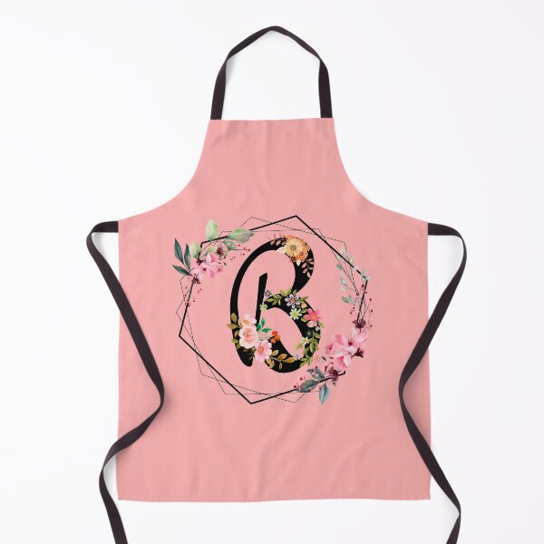 Item preview,  B monogram flowers, watercolor designed and sold by OmikronStore.