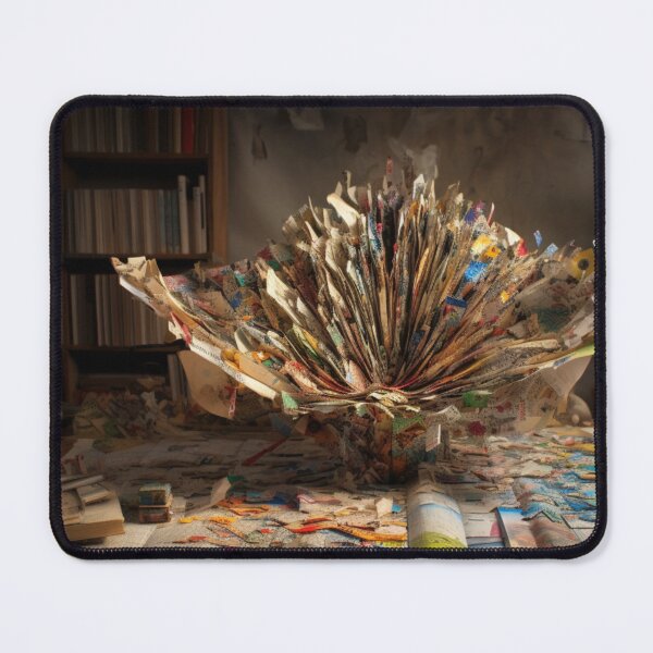 Item preview, Unique Artwork Artist Folded Paper Sculptures Provocative Oil Painting A584-05 designed and sold by MPCFICTION.