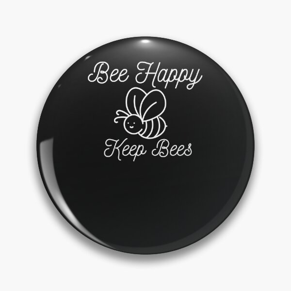 Item preview, bee happy keep bees designed and sold by vaggleTown.