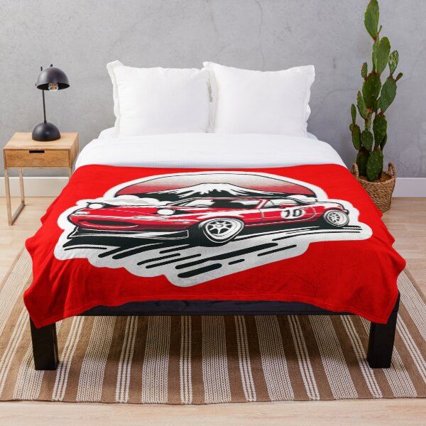 Item preview, Miata NA 10 muy rojo frente a una montaña designed and sold by mugooooo.