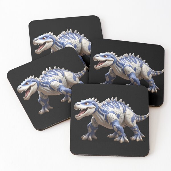 Item preview, A 3D porcelain sculpture of a dinosaur designed and sold by AI-Only Creations.
