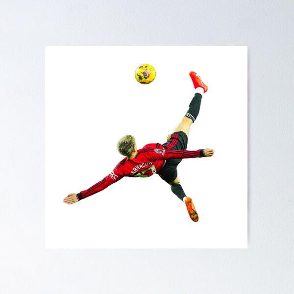 Item preview, Alejandro Garnacho Bicycle Kick  designed and sold by kkrenny13.