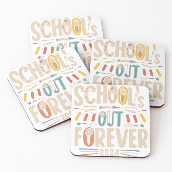 Item preview, School's Out Forever Retired Teacher Gifts Retirement 2024 T-Shirt designed and sold by funnyshop222.