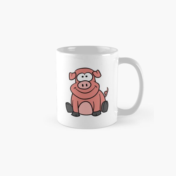 Cute Pig Cartoon Classic Mug