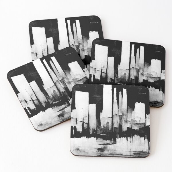 Item preview, Black and White abstract #5 designed and sold by George Michael.