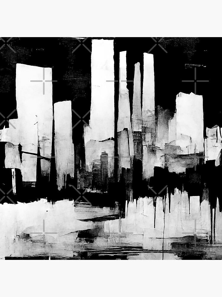 Black and White abstract #5 Poster
