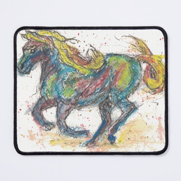 Item preview, Running Wild horse modern art designed and sold by CrittersByLola.