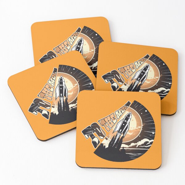 Item preview, To The Moon Rocket - Bitcoin designed and sold by Griffin Door.