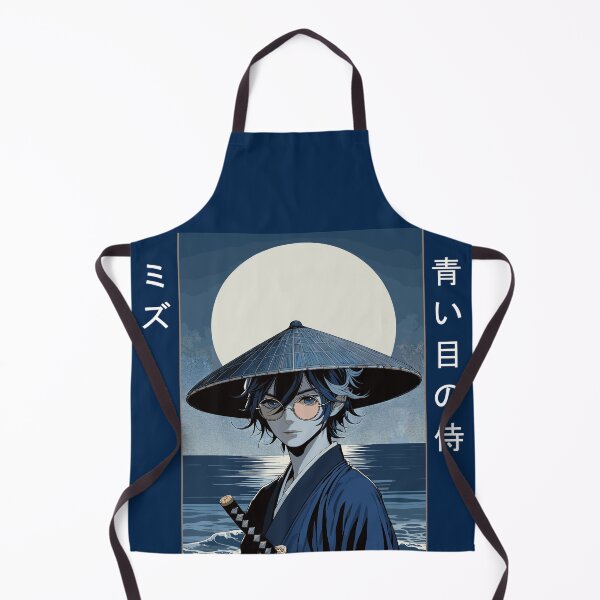 Item preview, Mitzu samurai with blue eyes moonlight designed and sold by Martymcflay.