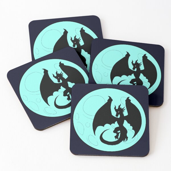 Item preview, Dragon on Moon Light Blue designed and sold by Fanmanga96.