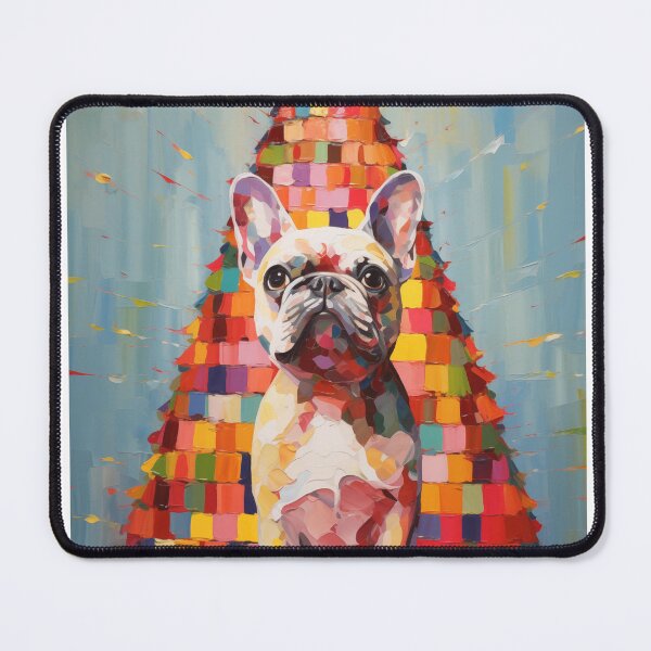 Item preview, French Bulldog Christmas Tree Art designed and sold by Shhebas Dali.