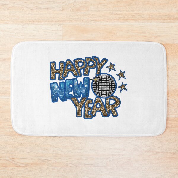 Item preview, Happy New Year Faux Embroidery with Groovy Disco Ball Design designed and sold by Chris Clemmensen.