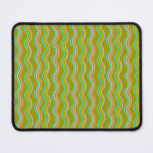 Item preview, Hand-Drawn Candy Waves on Apple Green designed and sold by springstdesign.