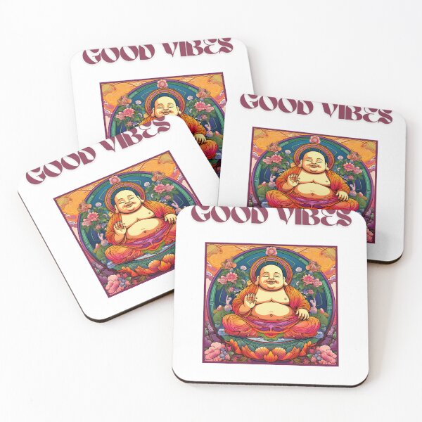 Item preview, Good Vibes Buddha designed and sold by EmeraldDaydream.