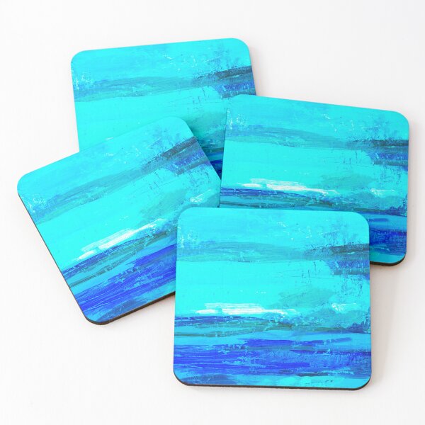 Item preview,  Abstract Ocean with Blue Hues  designed and sold by Sue Zipkin.