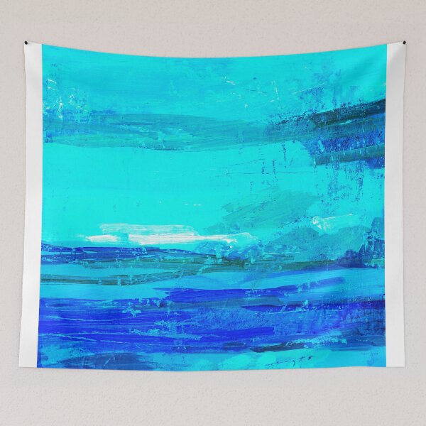 Item preview,  Abstract Ocean with Blue Hues  designed and sold by Sue Zipkin.