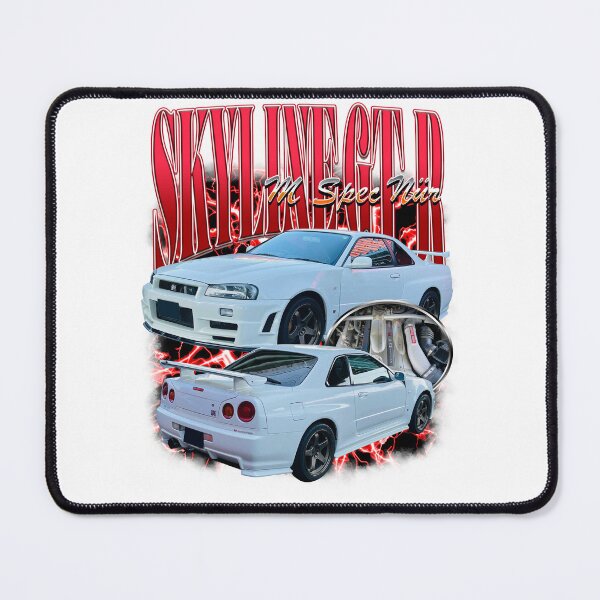 Item preview, R34 GTR JDM Vintage T-Shirt, R34 Skyline Gtr Graphic T-shirt, Jdm Retro 90's Homage T-shirt, Jdm Gift, Fast and Furious. designed and sold by Udonpapa.