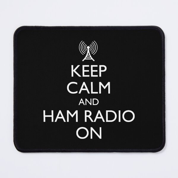 Item preview, Keep Calm And Ham Radio On designed and sold by Cat Lady Designs.