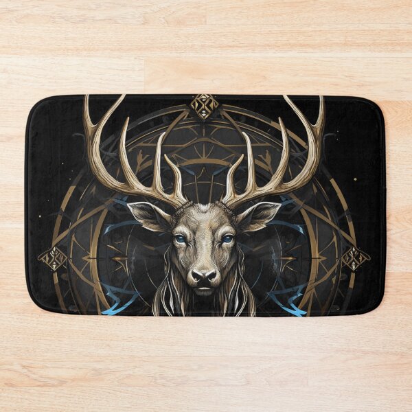 Item preview, Nordic Stag wreath designed and sold by BloodRubyz.