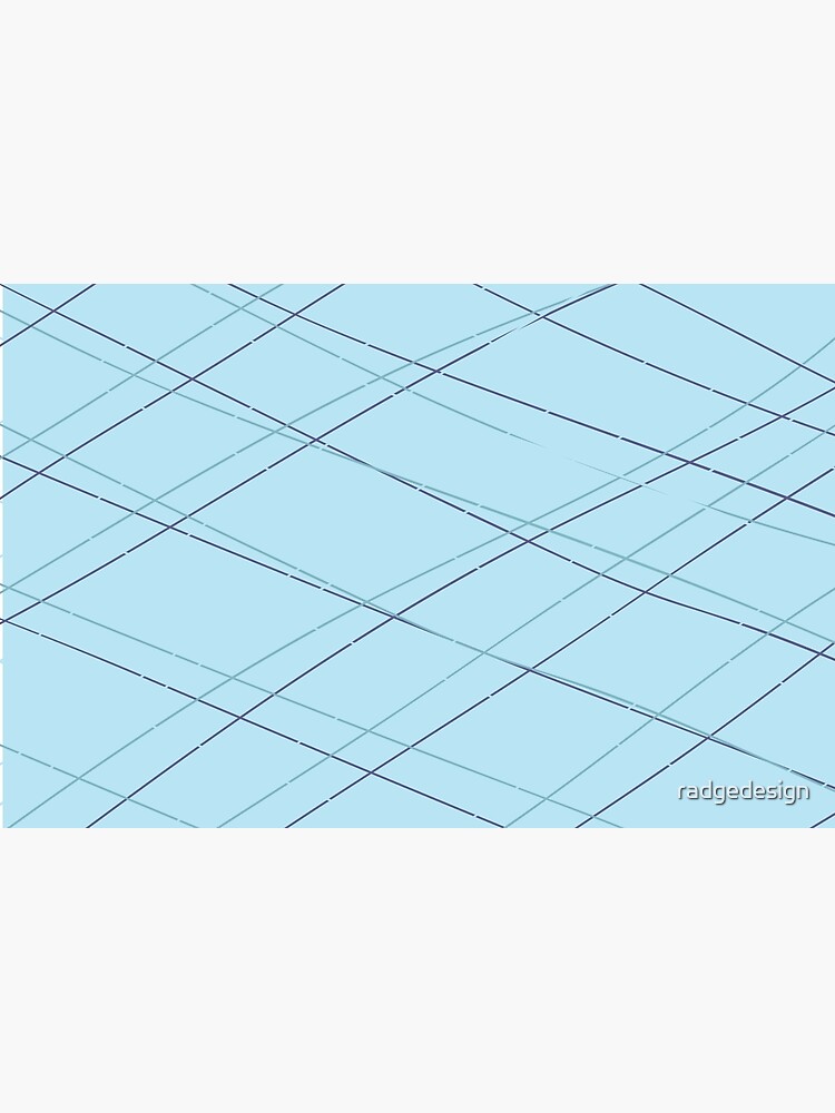 Aqua Balls - Lines in Aqua by radgedesign